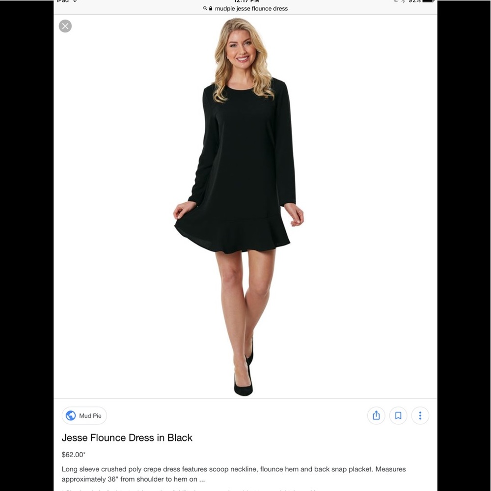 NWT Mud Pie Jesse Flounce Dress